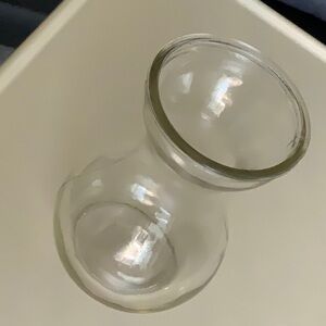 Hyacinth bulb clear glass jar